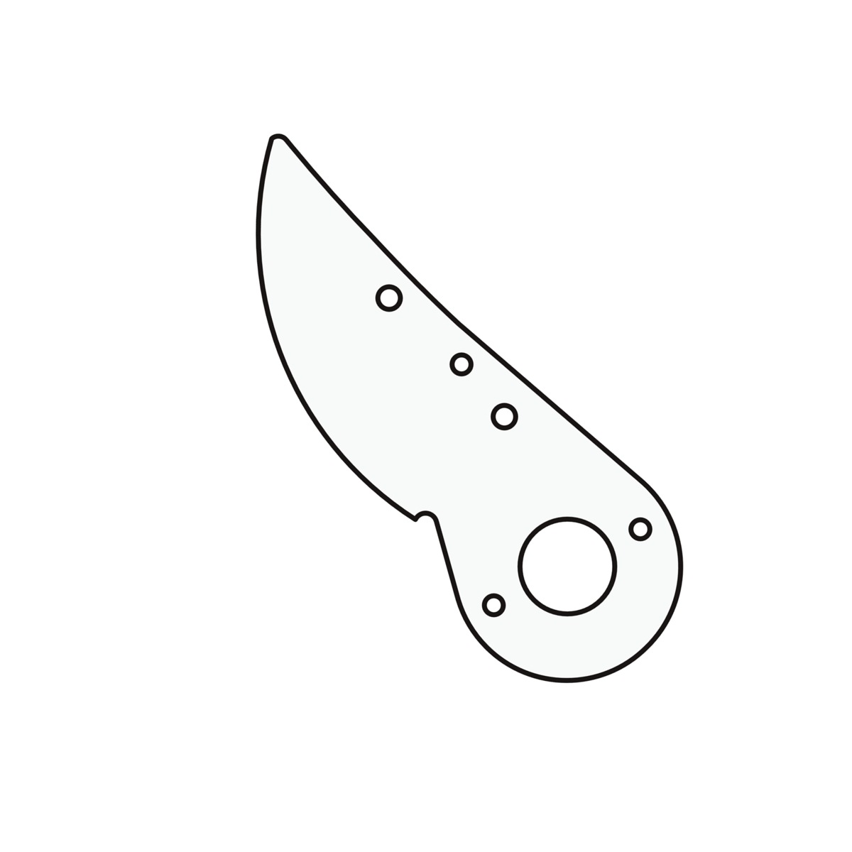 Ersatzklinge für Rosenschere Felco 100