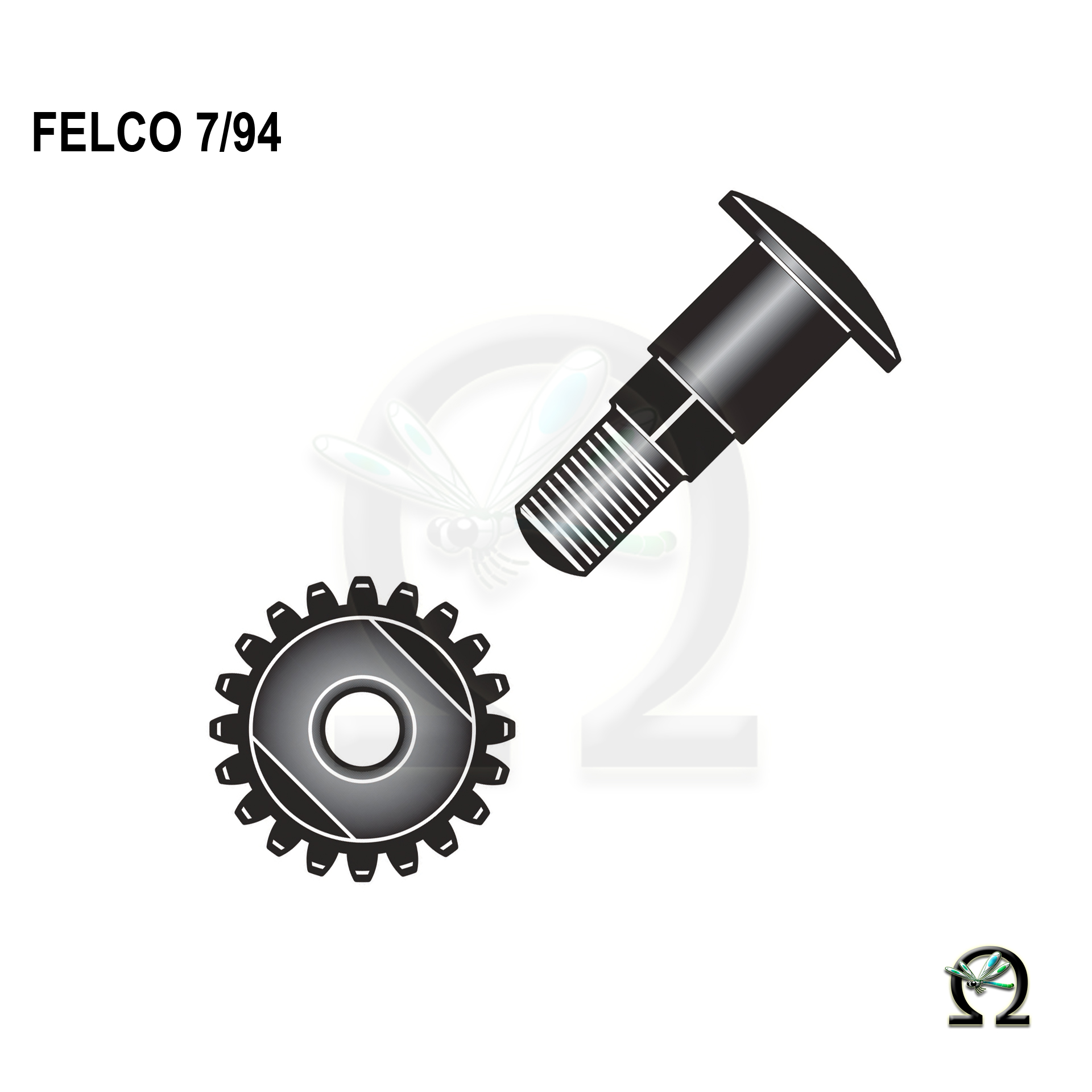 Reparatursatz 7/94 für Gartenscheren und Rosenscheren von Felco, Zeichnung