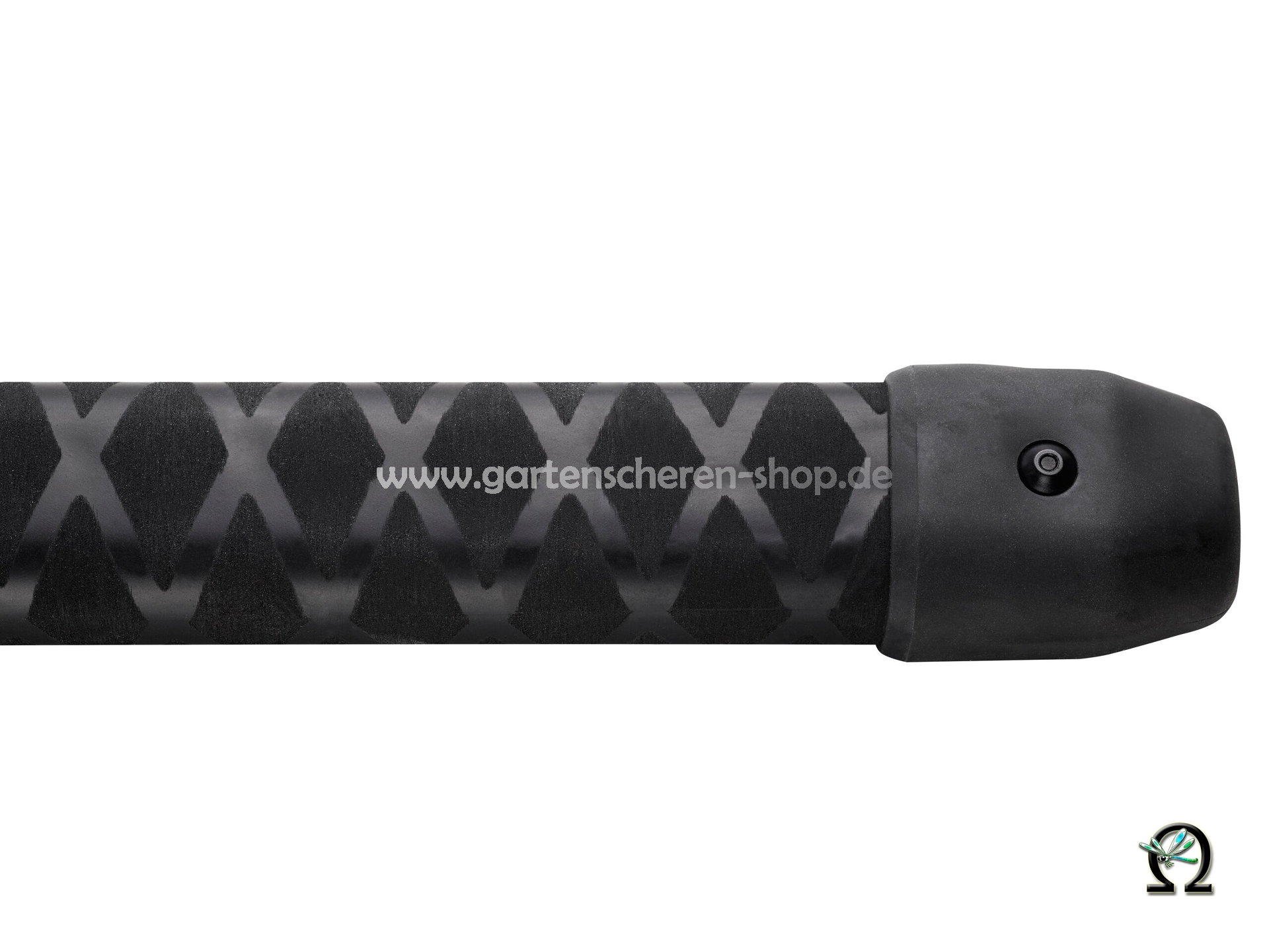 Der ergonomische Griff mit schwarzer Soft-Touch-Beschichtung der Stangensäge FELCO 682