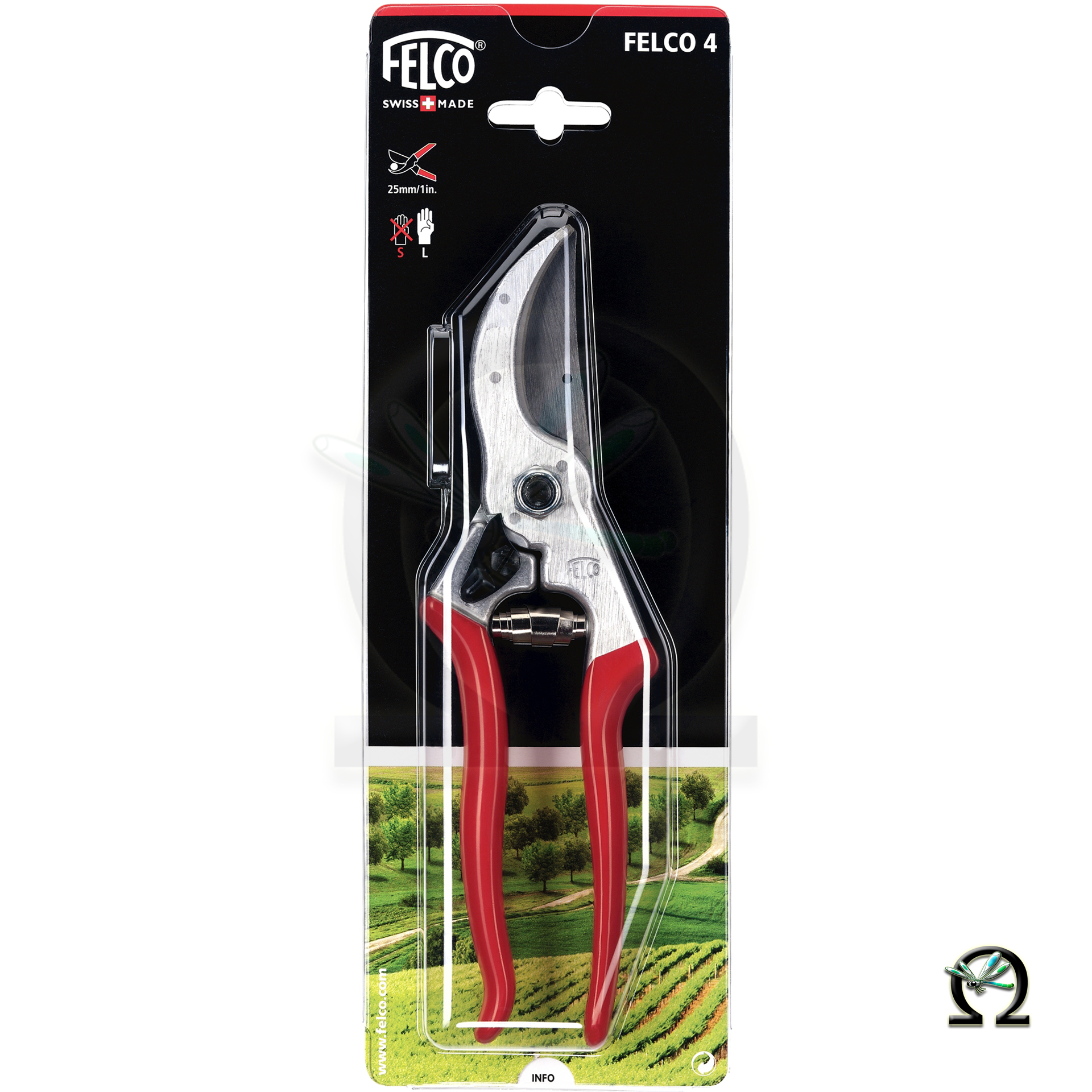 Gartenschere Felco 4 in der Verpackung
