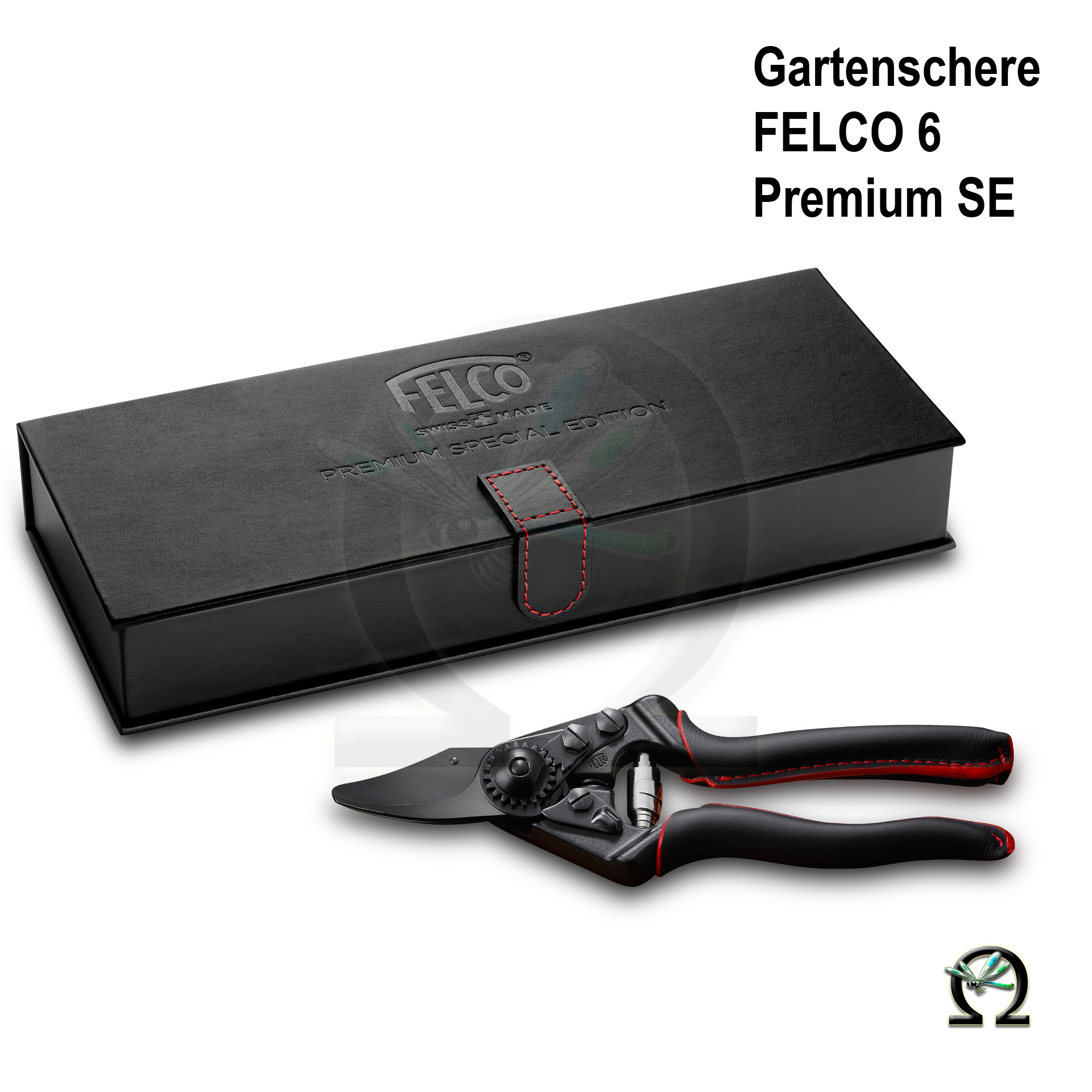 Die exclusive Gartenschere Felco 6 Premium SE wird in einem edlen Etui geliefert