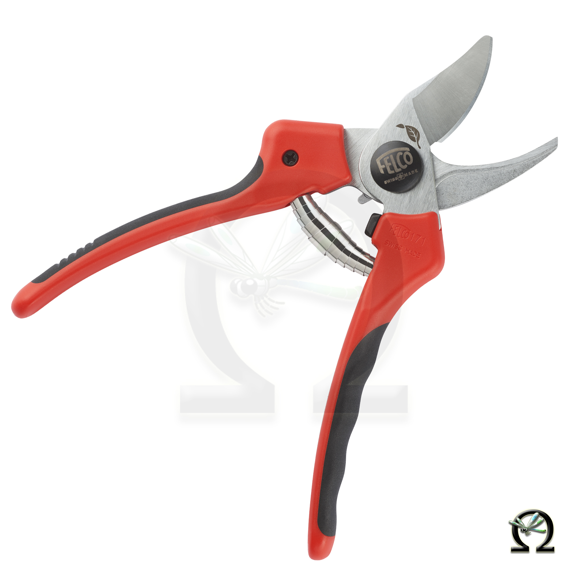 Gartenschere FELCO 171M geöffnet, Seitenansicht ohne Verschluss