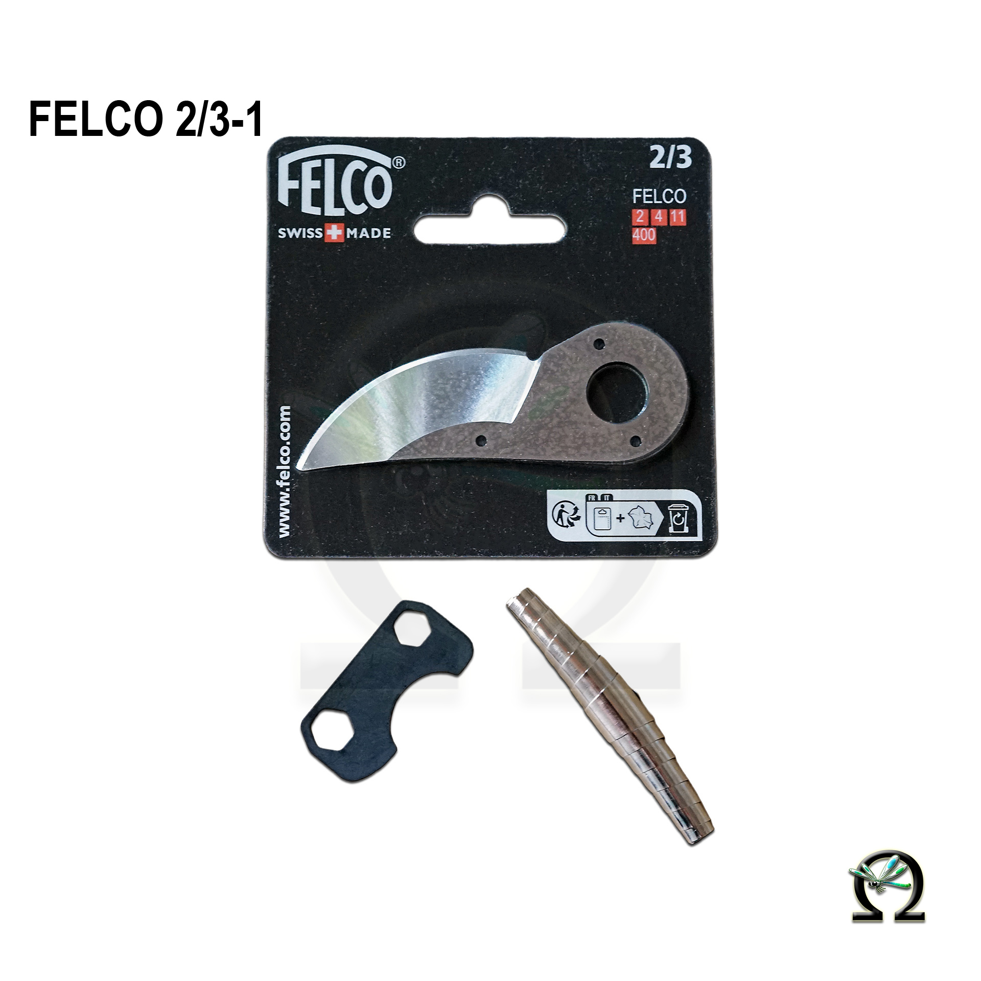 Felco Ersatzteilsatz 2/3-1 Klinge, Werkzeug, Feder für Gartenscheren