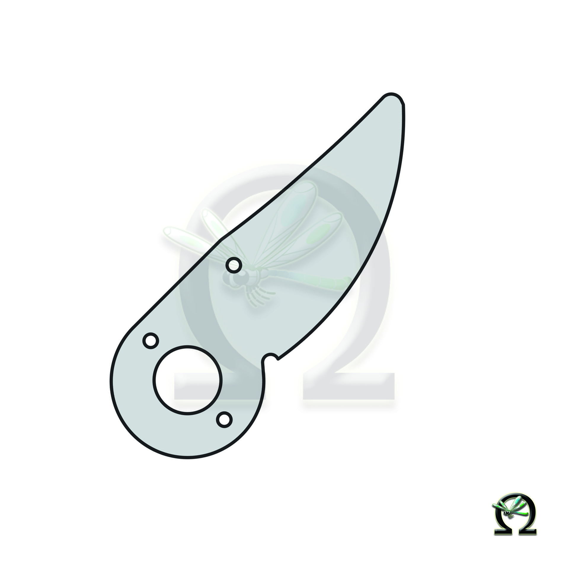 Klinge 9/3 für Gartenscheren