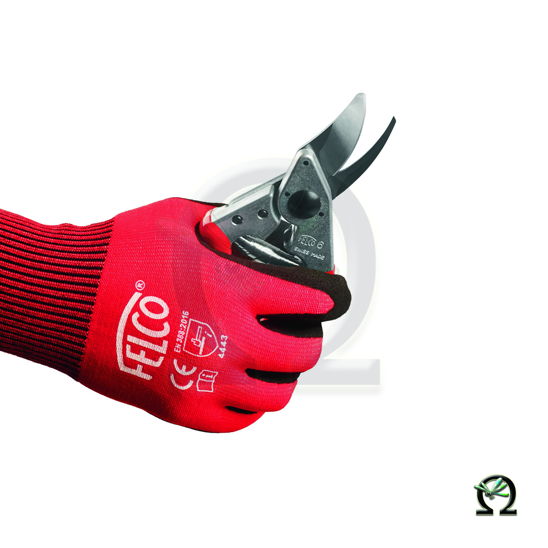 Felco Arbeitshandschuhe 701 mit Gartenschere FELCO 6