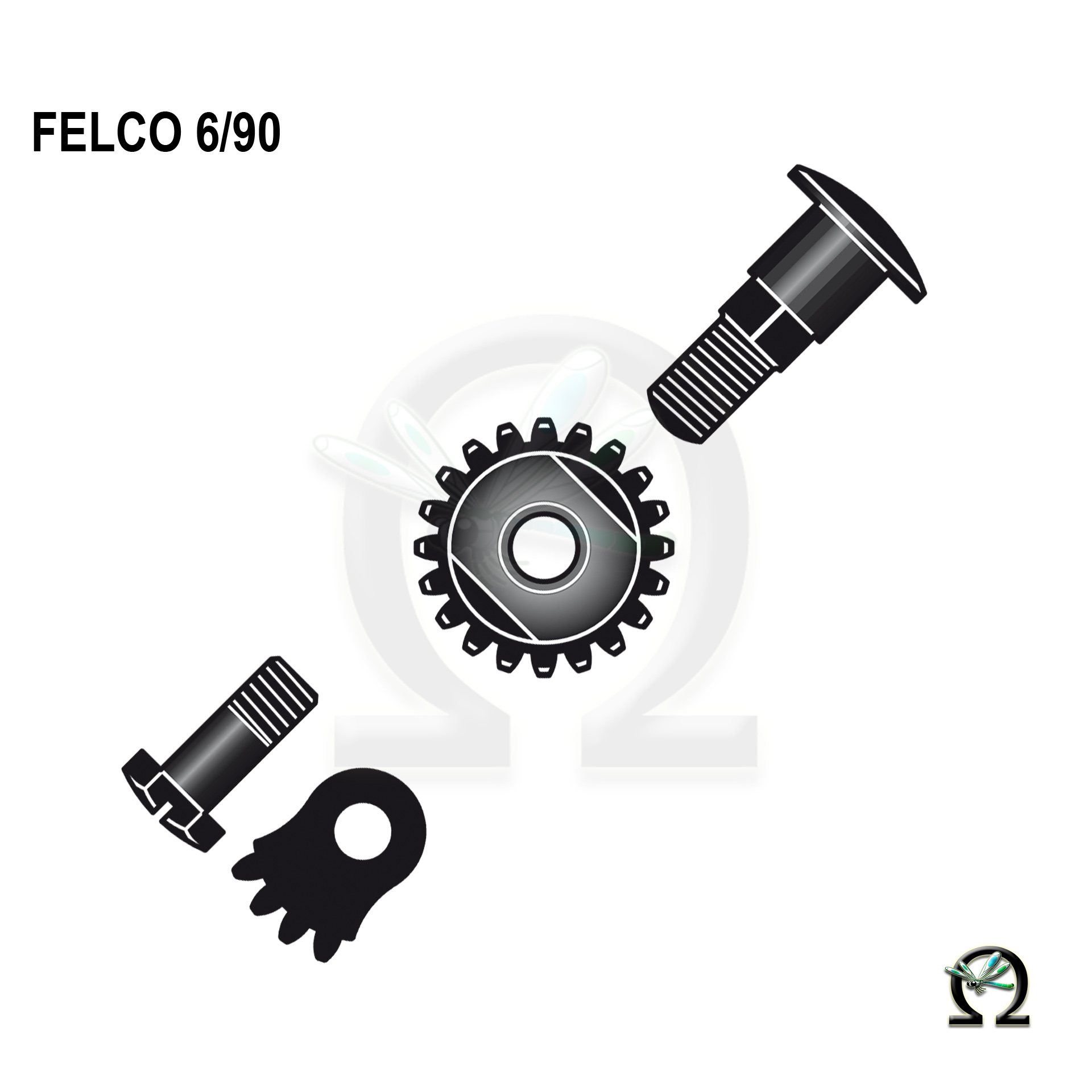 Reparatursatz 6/90 für Gartenscheren und Rebscheren von Felco