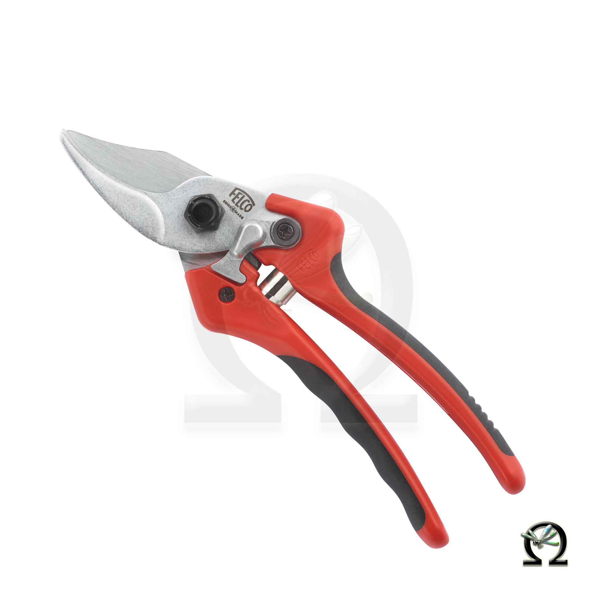 Gartenschere FELCO 171M geschlossen, Seitenansicht mit Verschluss