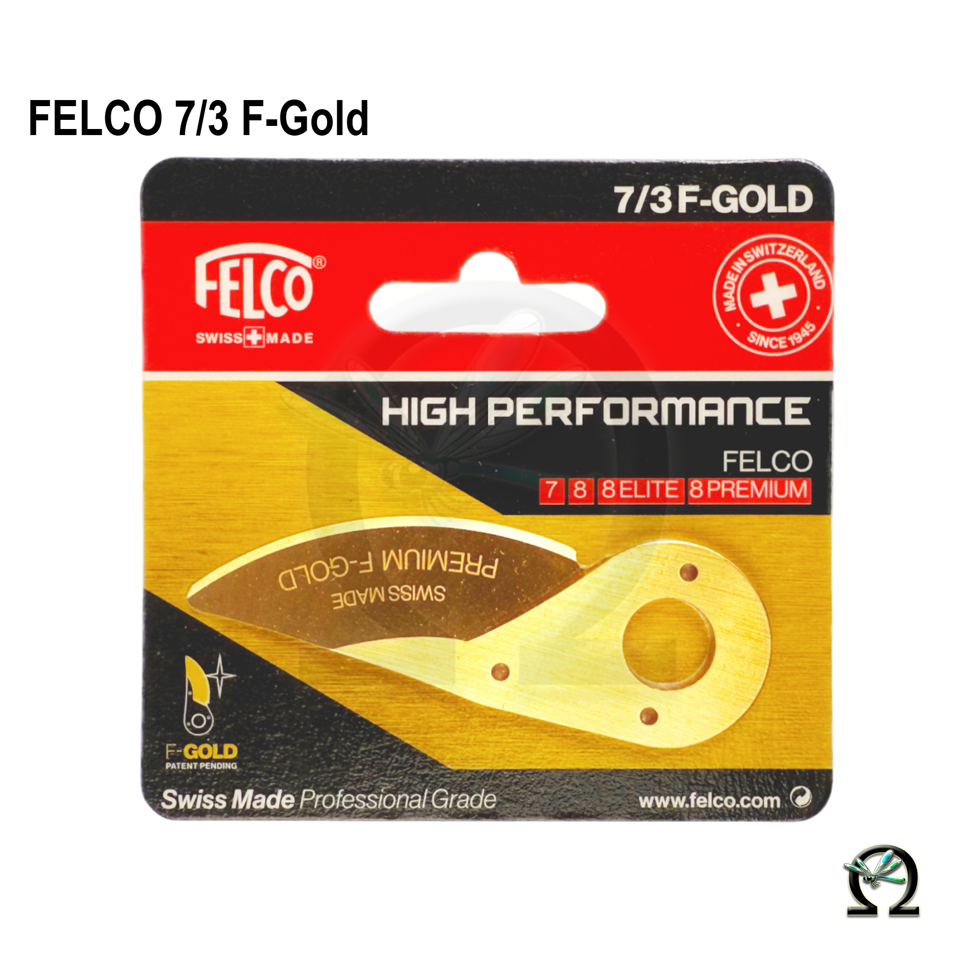 Ersatz-Klinge 7/3 F-Gold in der Verpackung