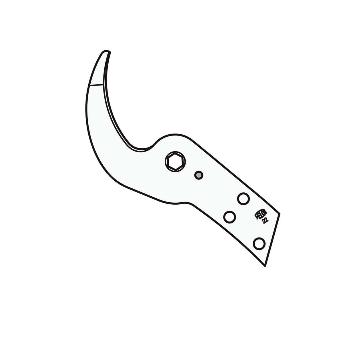 Gegenklinge 22/4 für Baumschere Felco 22