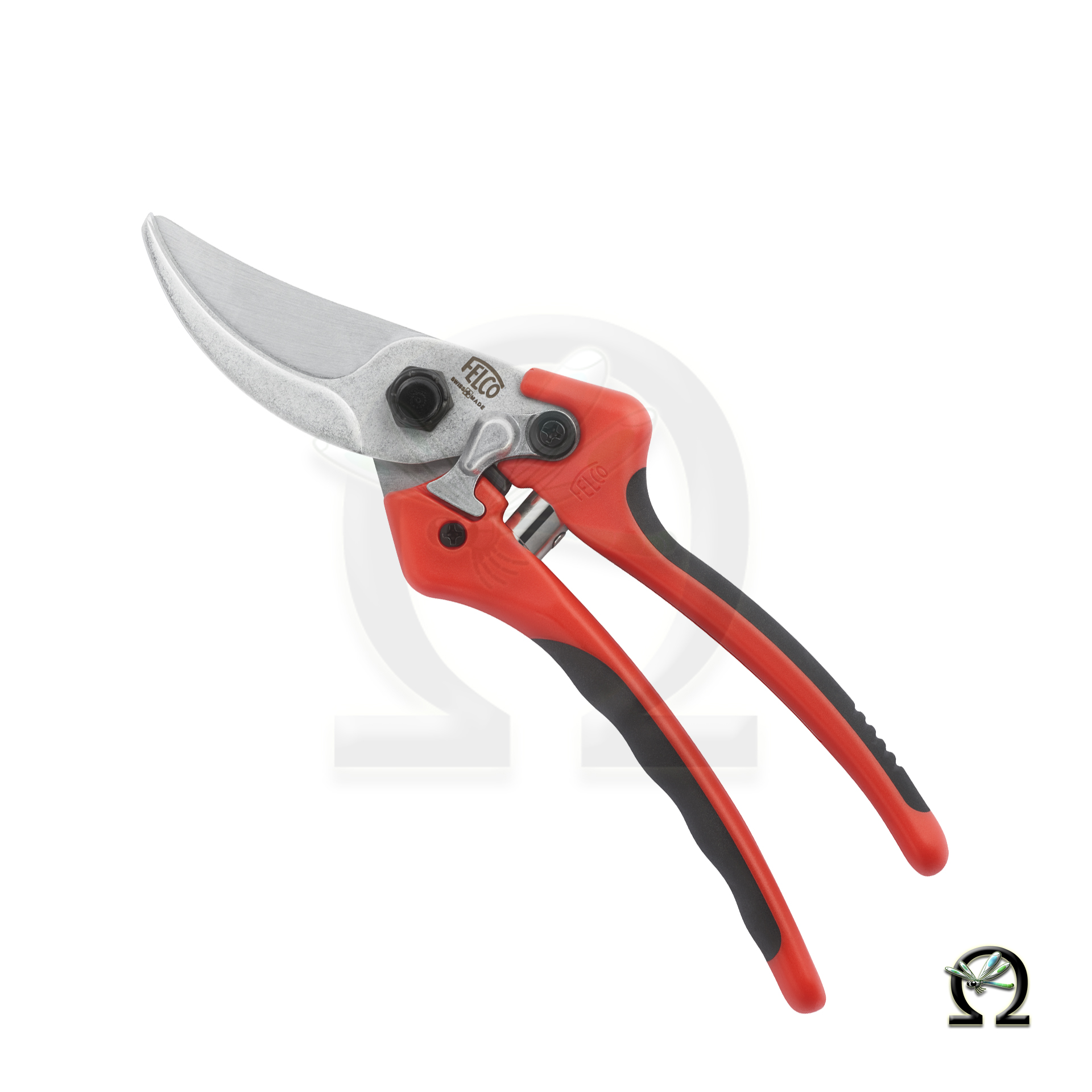 Gartenschere FELCO 171L geschlossen, Seitenansicht mit Verschluss