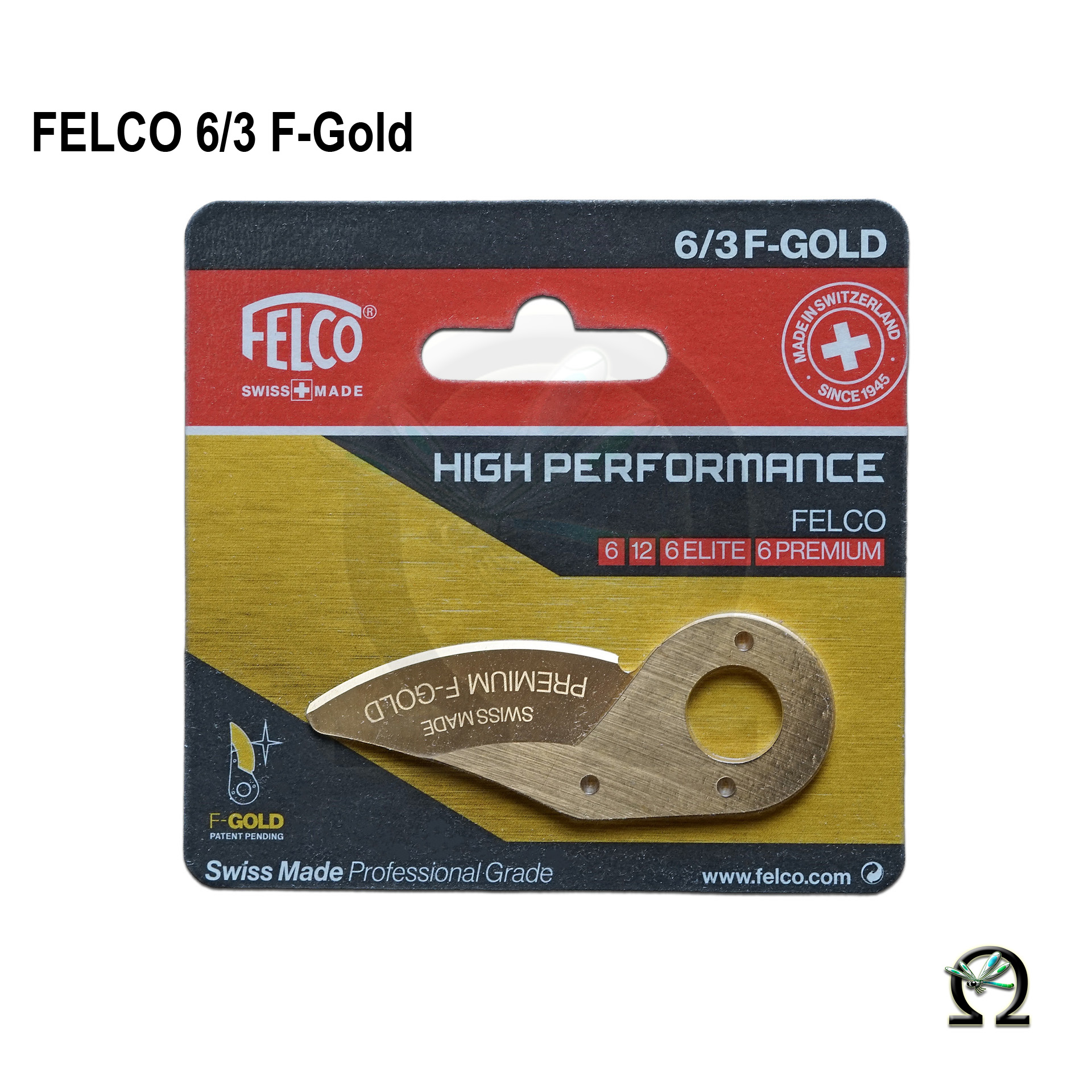 Ersatz-Klinge 6/3 F-Gold für Gartenscheren in der Verpackung
