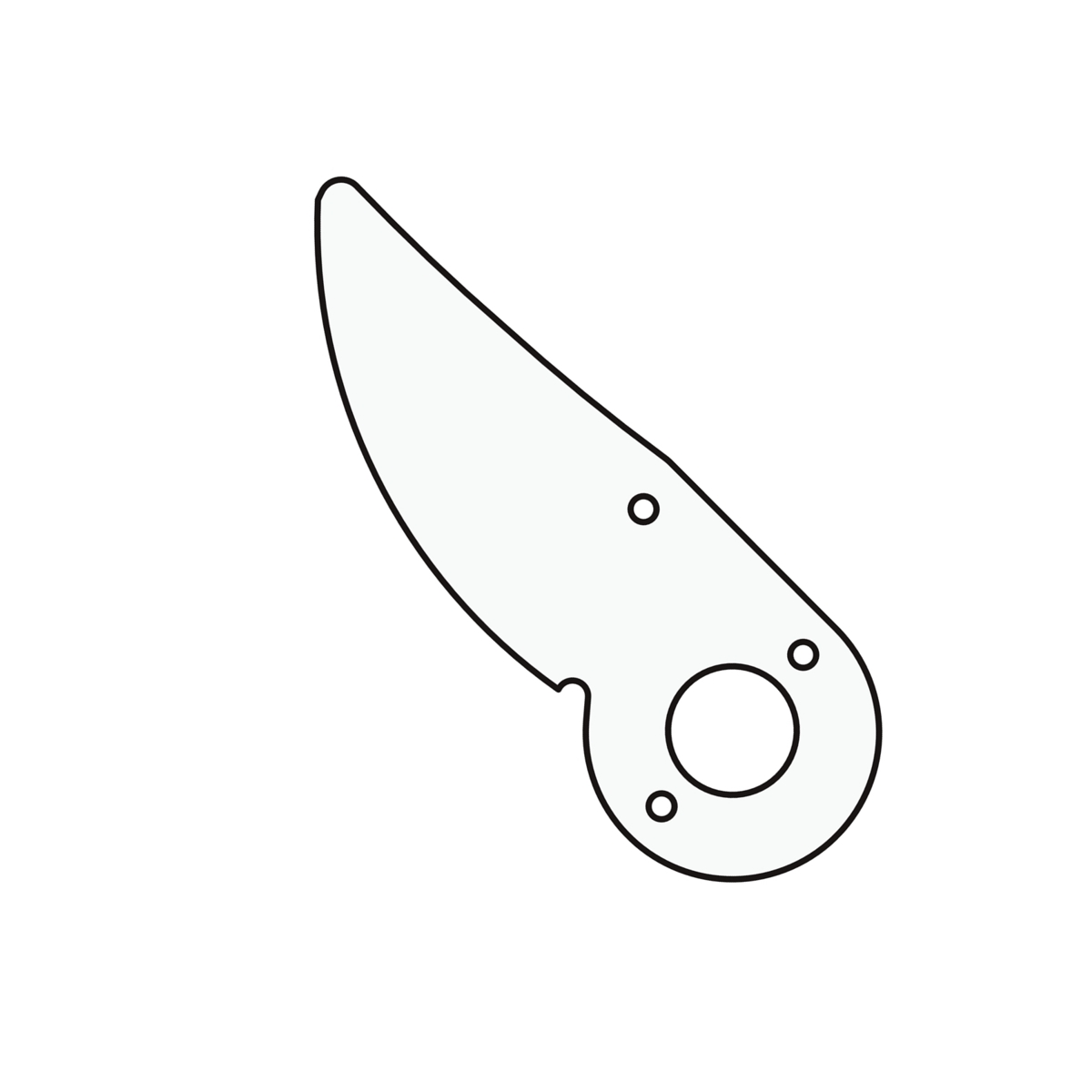 Klinge 7/3 für Gartenscheren von Felco